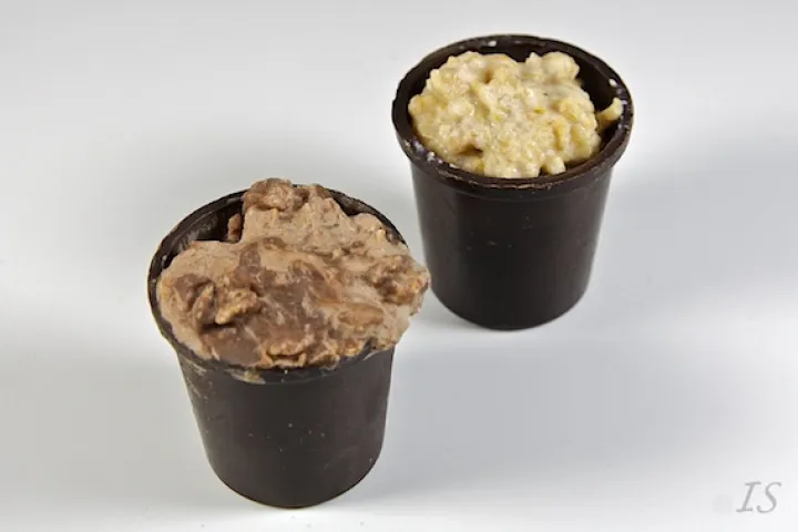 Schokotöpfchen mit Rum-Schoko-Füllung