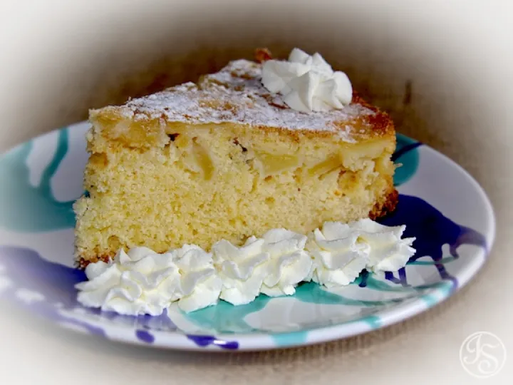 Umgedrehte Apfeltorte