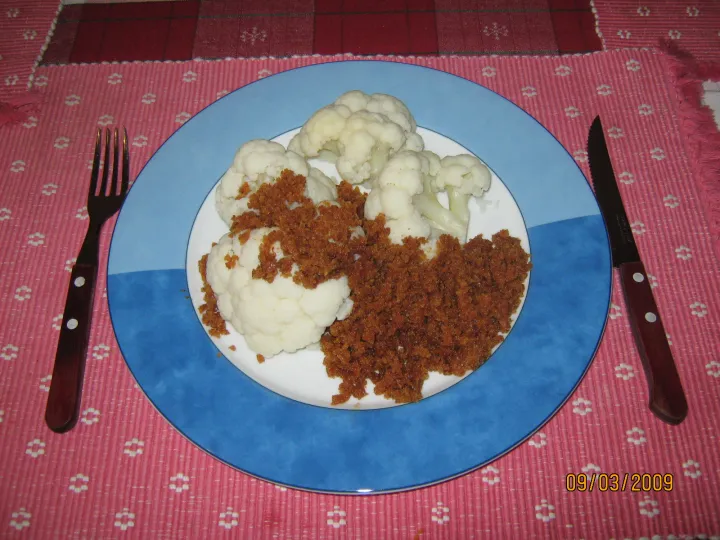 Karfiol mit Bröseln