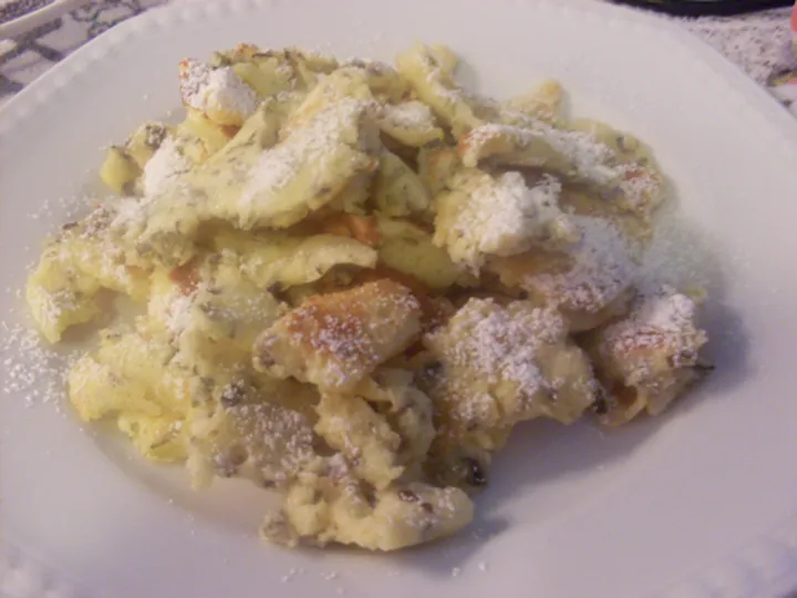 Kaiserschmarren mit Kürbiskernen