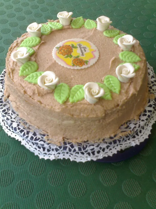 Torte mit Nougatcreme