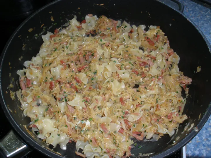 Schinken - Kraut - Fleckerl