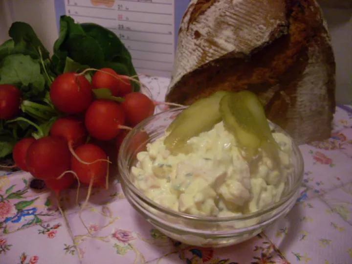 Schinkenaufstrich mit Ei