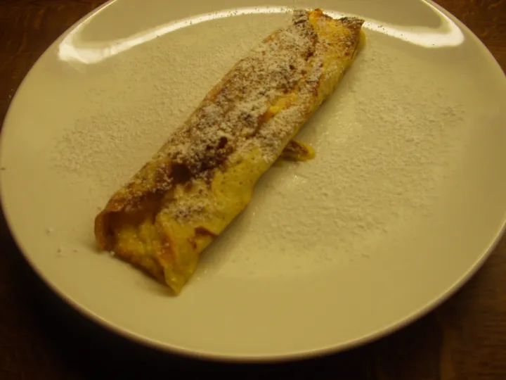 Topfenpalatschinken überbacken