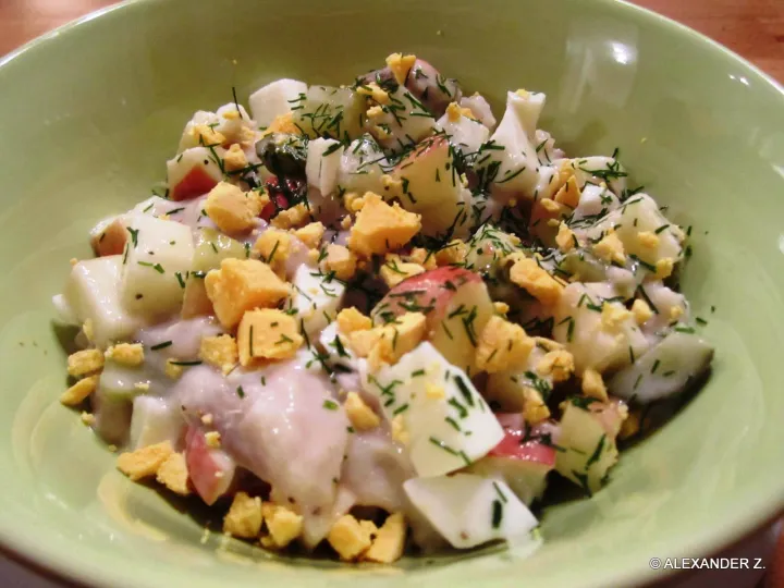 Apfel-Matjes-Salat