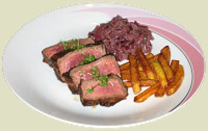 Entrecôte mit Burgunderzwiebeln 