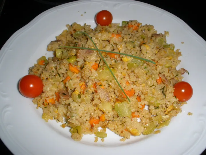 Bunte Cous-Cous- Pfanne