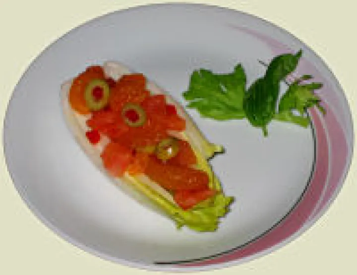 Mediterran gefüllte Chicorée