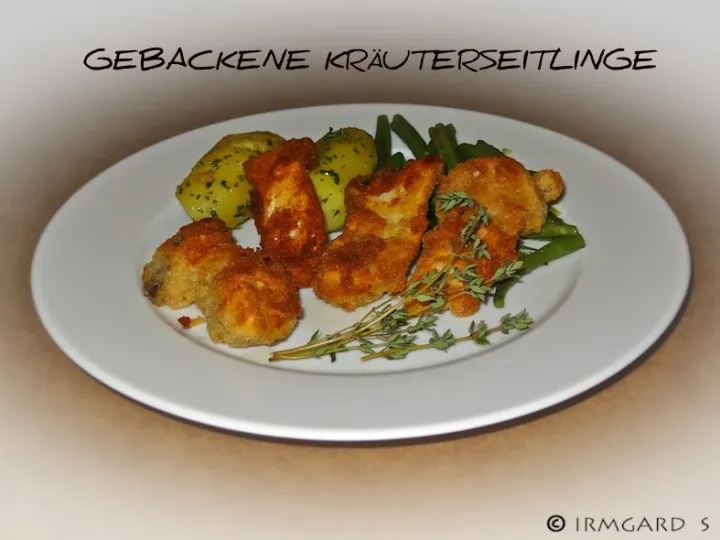 Gebackene Kräuterseitlinge