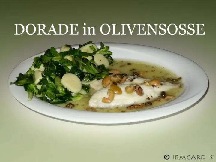 Dorade in Olivensosse