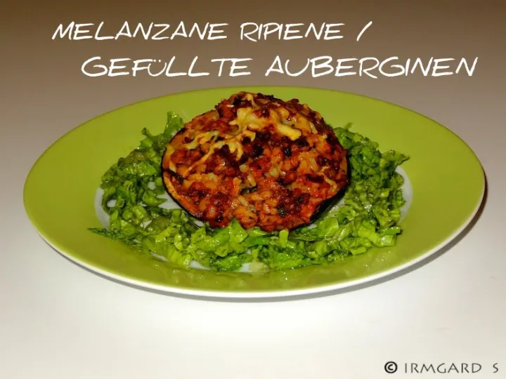Melanzane ripiene / Gefüllte Auberginen