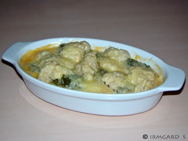 Karfiol-Brokkoli-Gratin