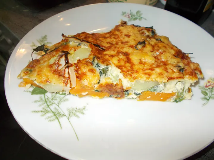 Brennnessel-Kohlrabi-Auflauf