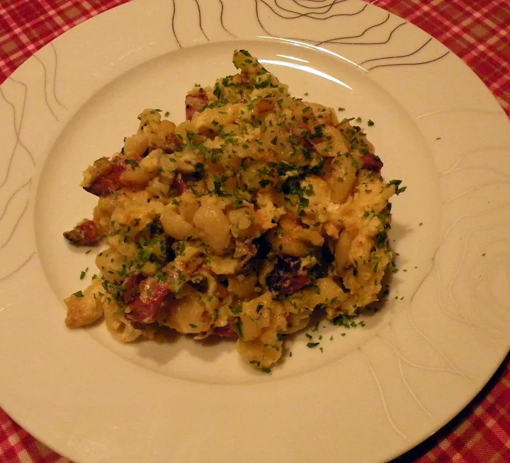 Nudel-Karfoffel-Gröstl