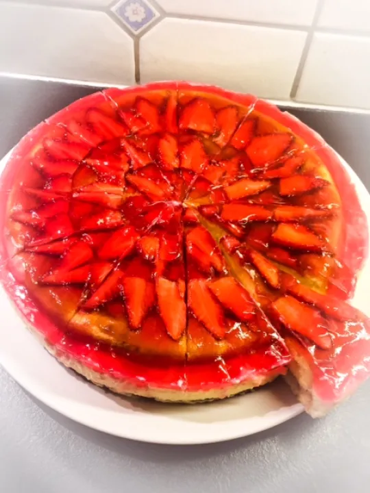 Erdbeertorte mit Vanillecreme