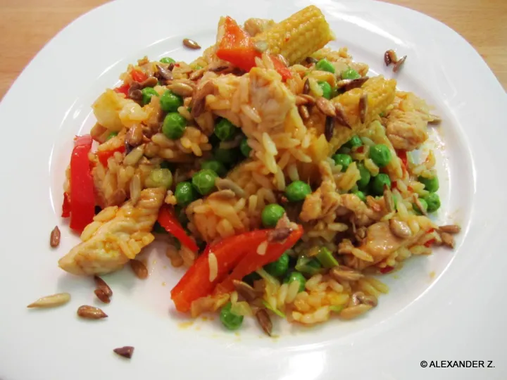 Exotische Reispfanne 