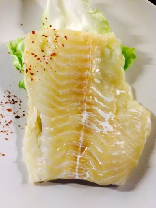 Fischfilet mit weißer Pfeffersauce