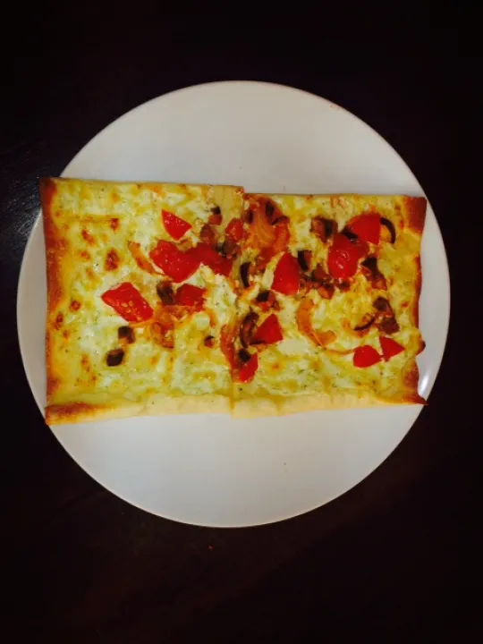 Flammkuchen vegetarisch und schnell