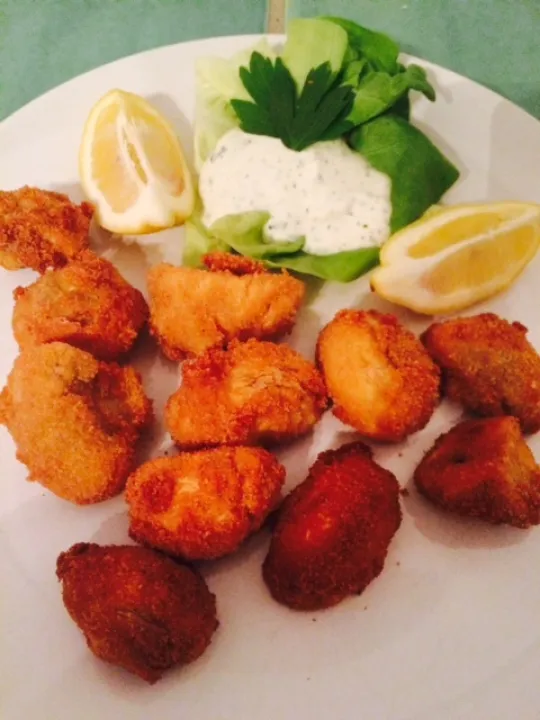 Gebackene Champignons+Sauce Tartar