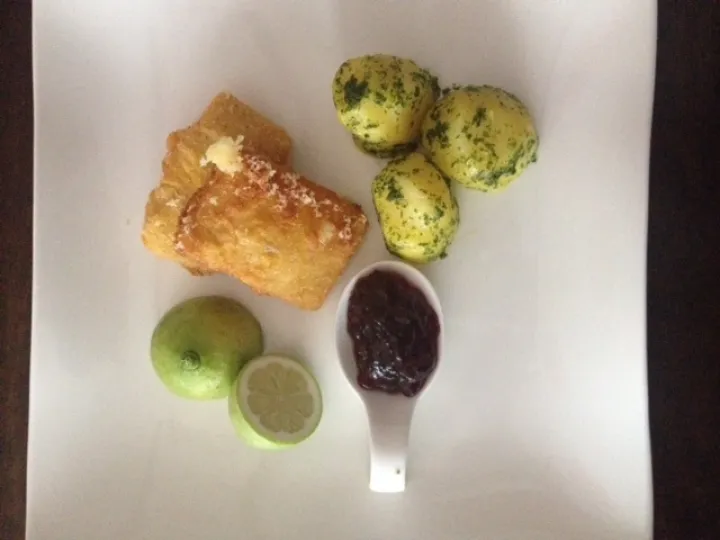 Gebackener Emmentaler mit ?