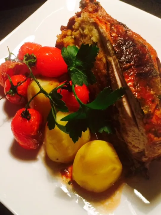 Gefülltes Bauernhendl