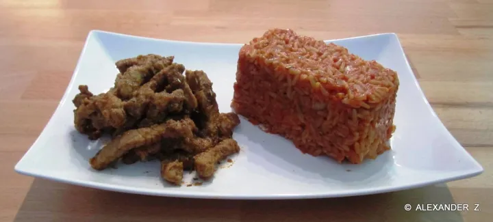 Gyros mit Tomatenreis