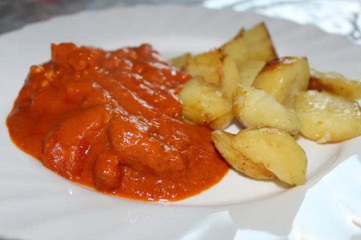 Hühnerpaste mit Kartoffeln