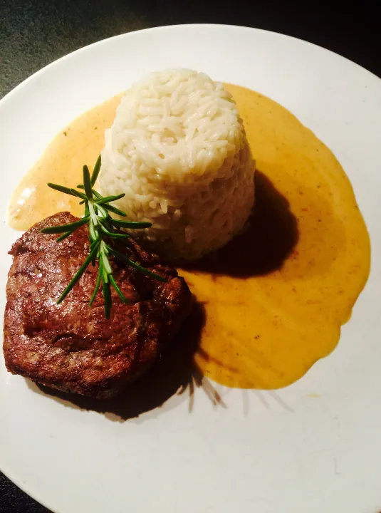Filet in Weißweinsauce