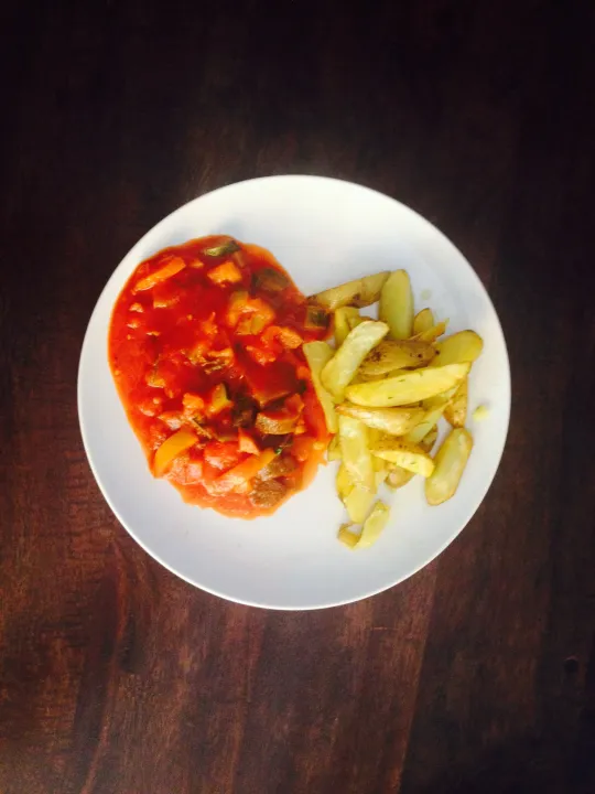 Italienisches Gemüse mit Rosmarinkartoffel