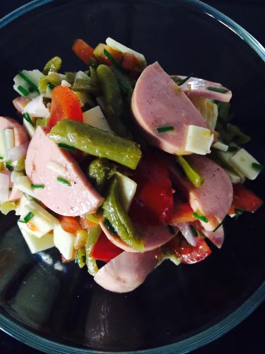 Spargel-Wurst Salat 