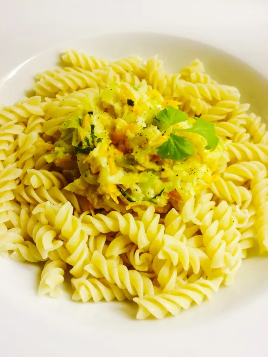 Nudeln mit Wurzelgemüse 