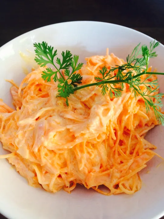 Karottensalat mit Wasabi