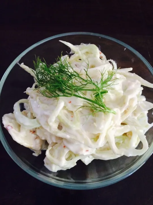 Fenchel - Salat mit Walnüsse 