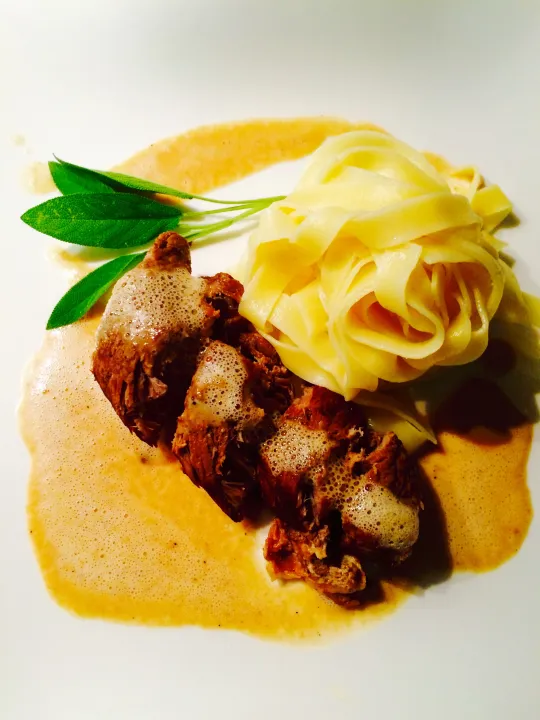 Involtini vom Rind in Marsalasauce