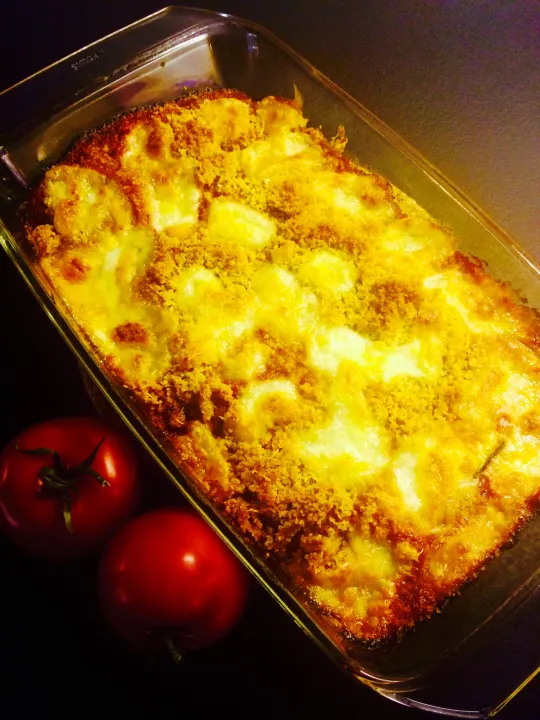 Auberginen- Tomaten Auflauf 