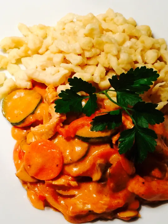 Puten-Gemüse Pfanne 