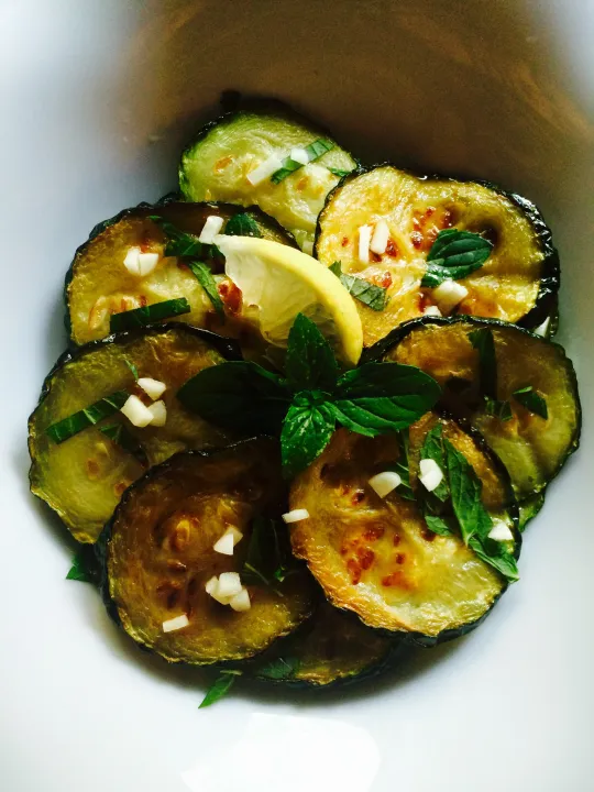 Gebackene Zucchini (Antipasti)
