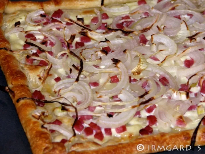 Schneller Flammkuchen