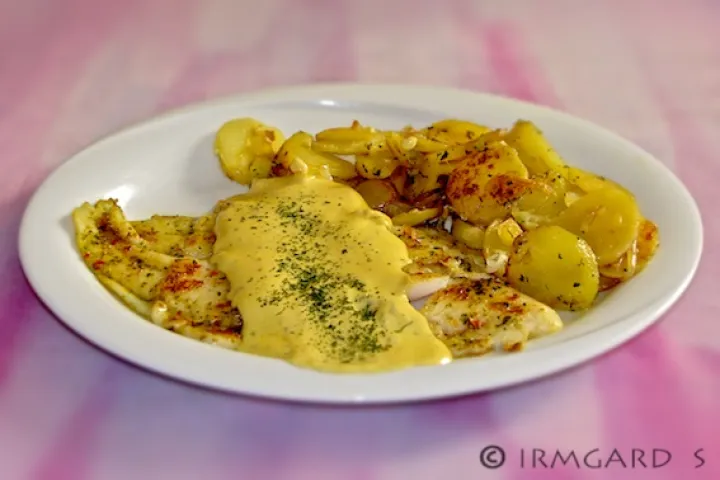 Pangasiusfilet mit Sauce Bernaise