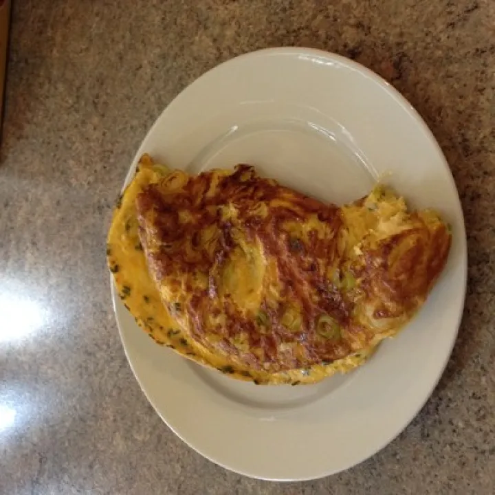 Zwiebelomelette