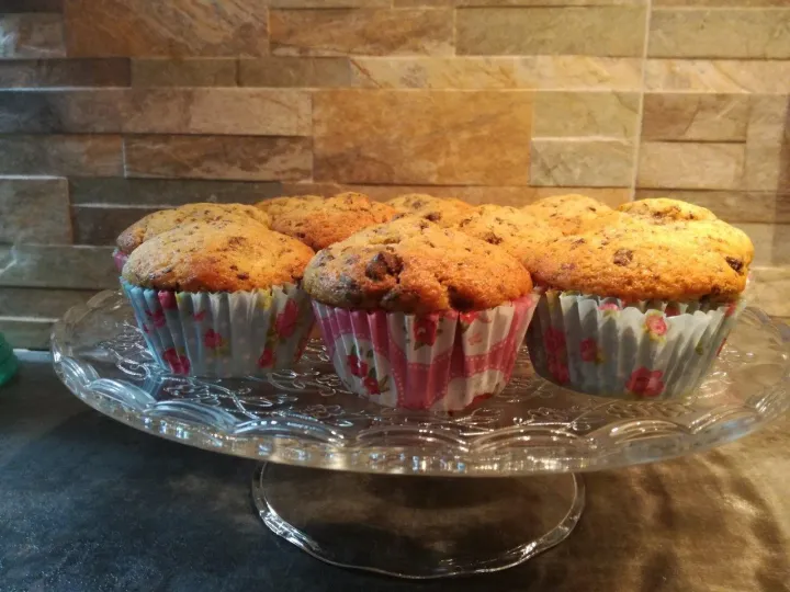 Saftige Schoko-Bananen Muffins 