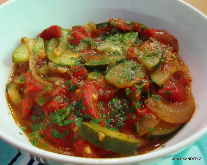 Paprika Zucchini Gemüse