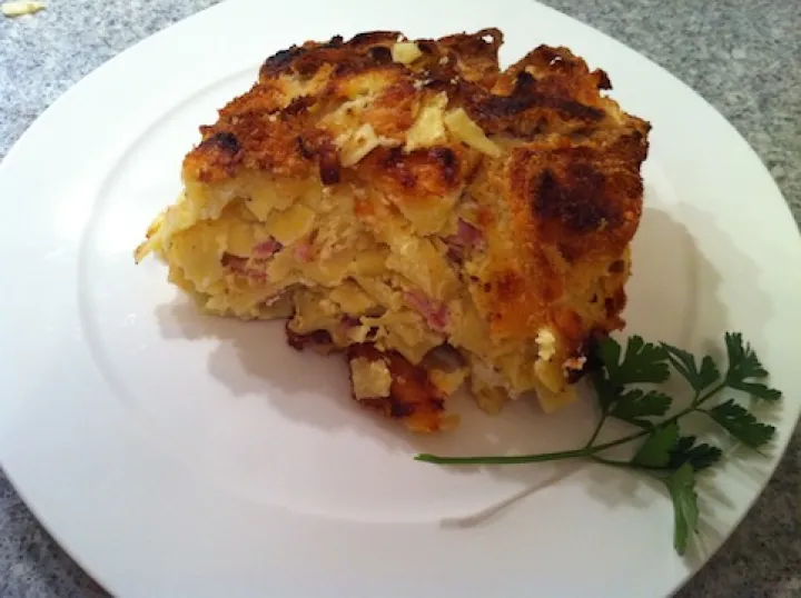 Nudelschinkenauflauf