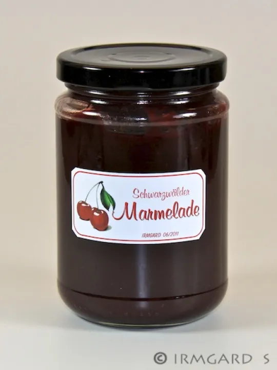 Schwarzwälder Kirschmarmelade