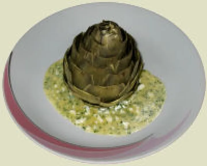 Artischocken mit Eiervinaigrette