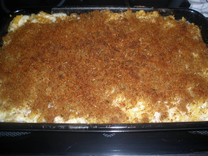 Nudel - Karfiol - Auflauf nach Jamie Oliver