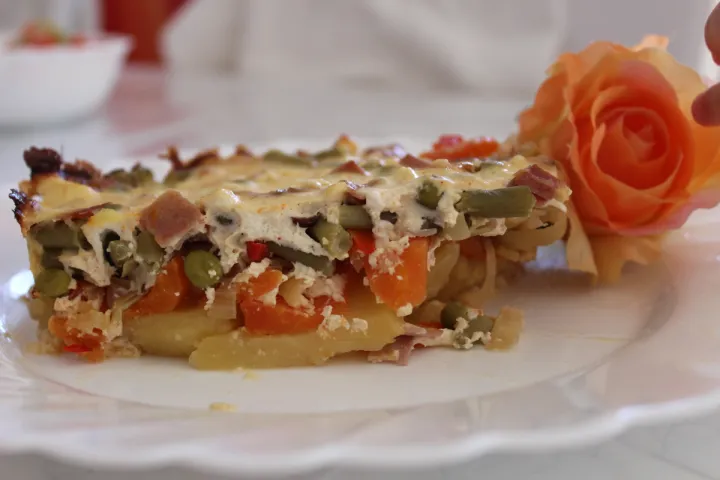 Kartoffel-Schinken-Auflauf