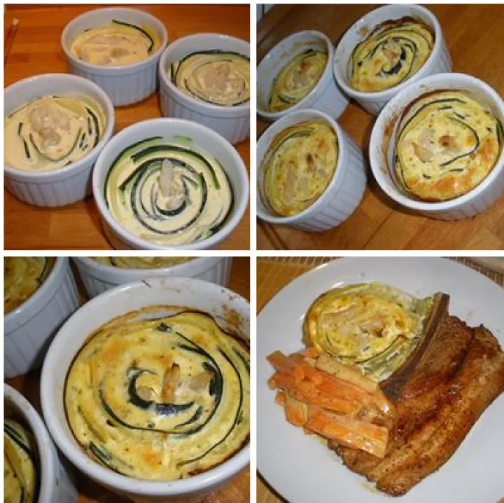 Zucchini - Kartoffel - Clafoutis 