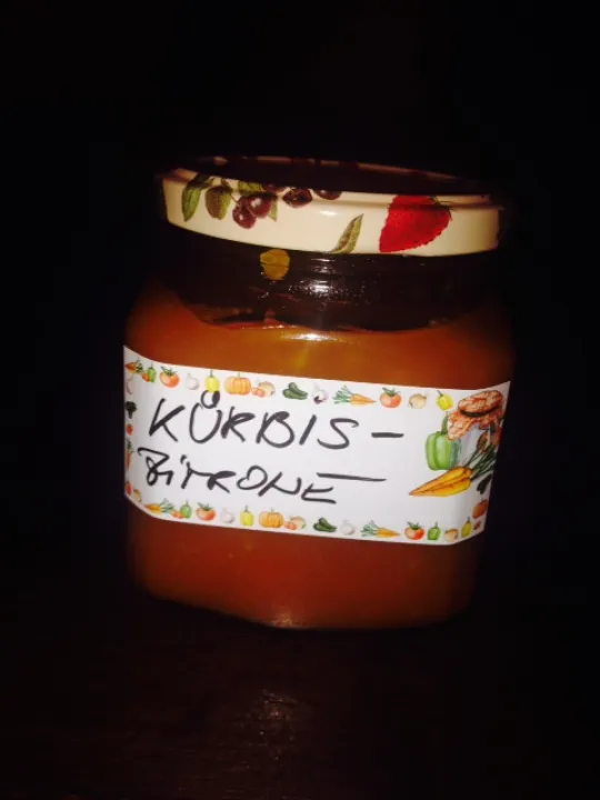 Kürbis- Zitronen Marmelade