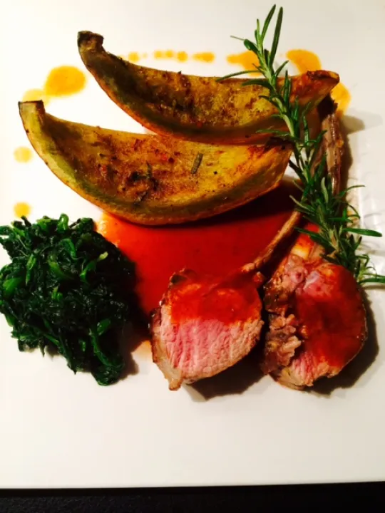 Lammfleisch in Rosmarinsauce